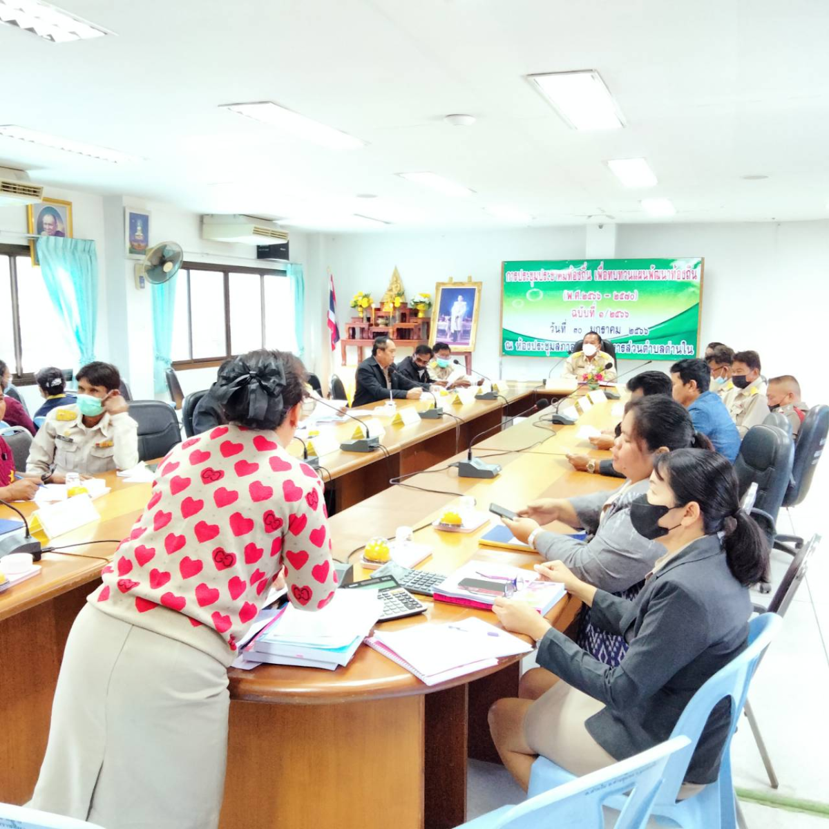 องค์การบริหารส่วนตำบลด่านใน จัดประชุมประชาคมท้องถิ่น เพื่อเปิดโอกาสให้ประชาชนเข้ามามีส่วนร่วมในการดำเนินงาน