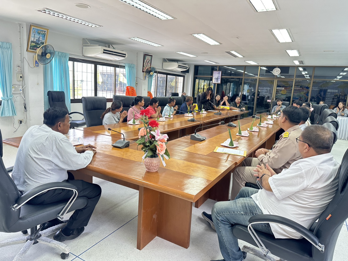 ต้อนรับข้าราชการโอนย้ายมามาดำรงตำแหน่งใหม่ และข้าราชการบรรจุใหม่ จำนวน 2 ท่าน
