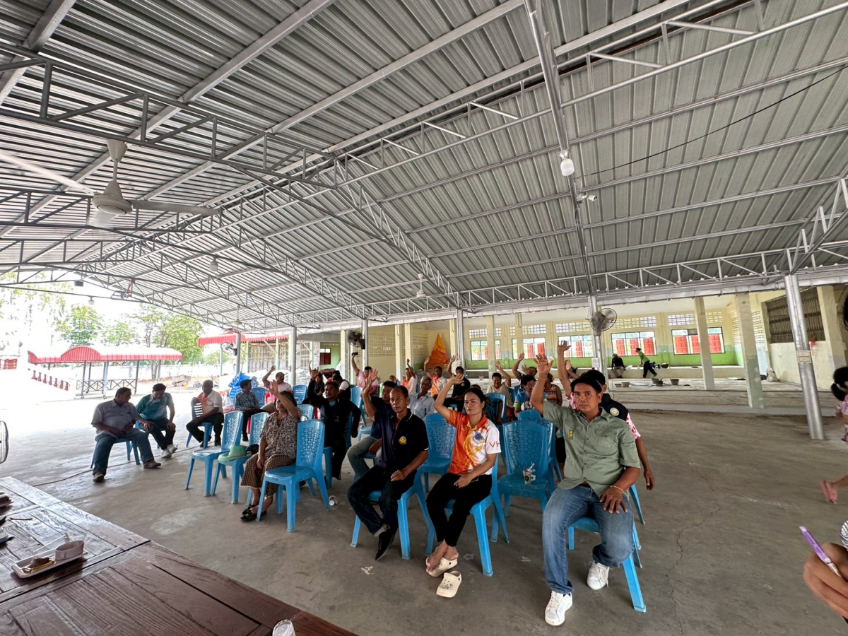 โครงการประชุมประชาคมหมู่บ้าน เพื่อจัดทำแผนพัฒนาท้องถิ่น ฉบับที่ 3 (พ.ศ.2571-2575) ประจำปี 2569 หมู่ 3 บ้านพระ และ หมู่ 6 บ้านหัวบึง 