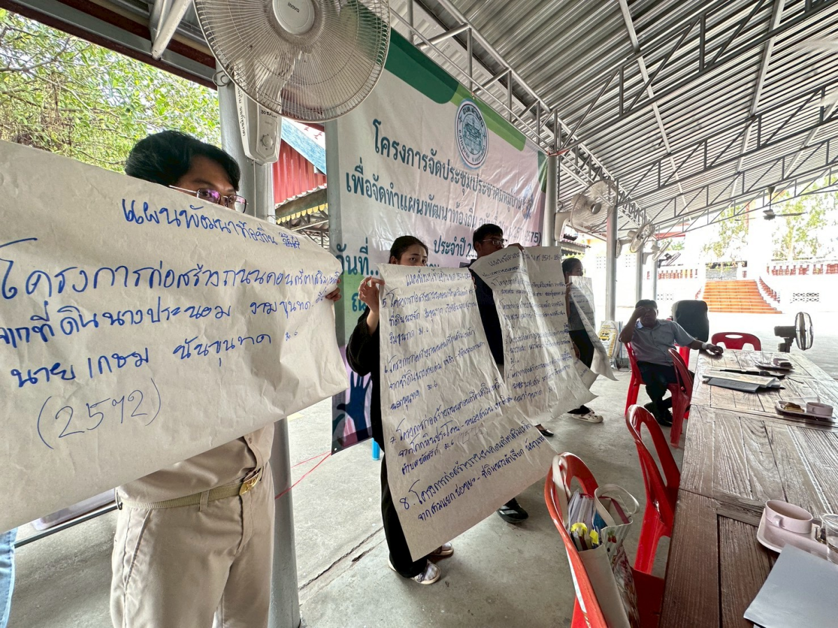 โครงการประชุมประชาคมหมู่บ้าน เพื่อจัดทำแผนพัฒนาท้องถิ่น ฉบับที่ 3 (พ.ศ.2571-2575) ประจำปี 2569 หมู่ 3 บ้านพระ และ หมู่ 6 บ้านหัวบึง 