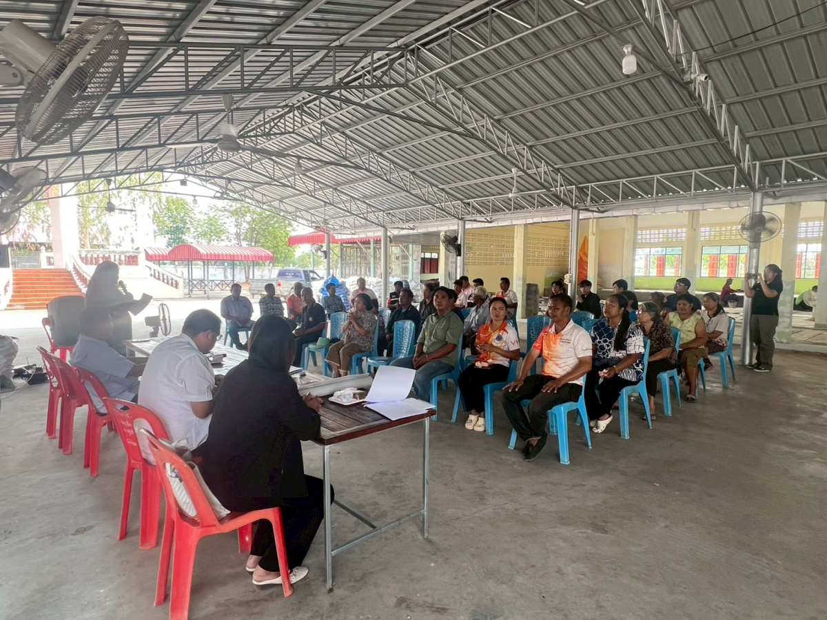 โครงการประชุมประชาคมหมู่บ้าน เพื่อจัดทำแผนพัฒนาท้องถิ่น ฉบับที่ 3 (พ.ศ.2571-2575) ประจำปี 2569 หมู่ 3 บ้านพระ และ หมู่ 6 บ้านหัวบึง 