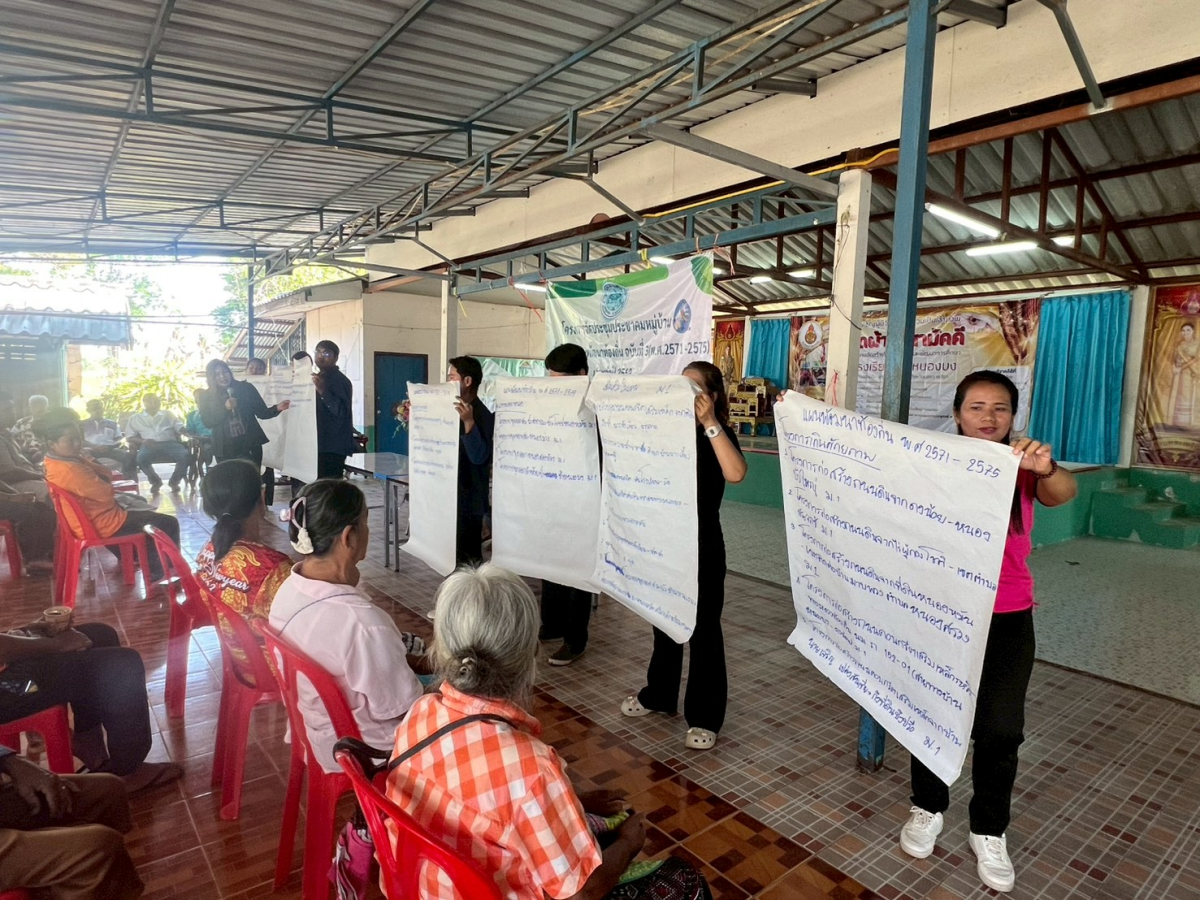 โครงการประชุมประชาคมหมู่บ้าน เพื่อจัดทำแผนพัฒนาท้องถิ่น ฉบับที่ 3 (พ.ศ.2571-2575) ประจำปี 2569 หมู่ 1 บ้านหนองบง